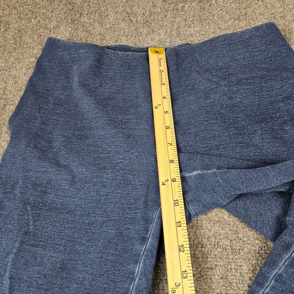 Pure Jill Indigo Slim Crops Womens Small Blue Knit Pull On Stretch Pants - Picture 10 of 11